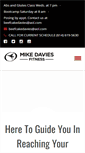 Mobile Screenshot of mikedaviesfitness.com
